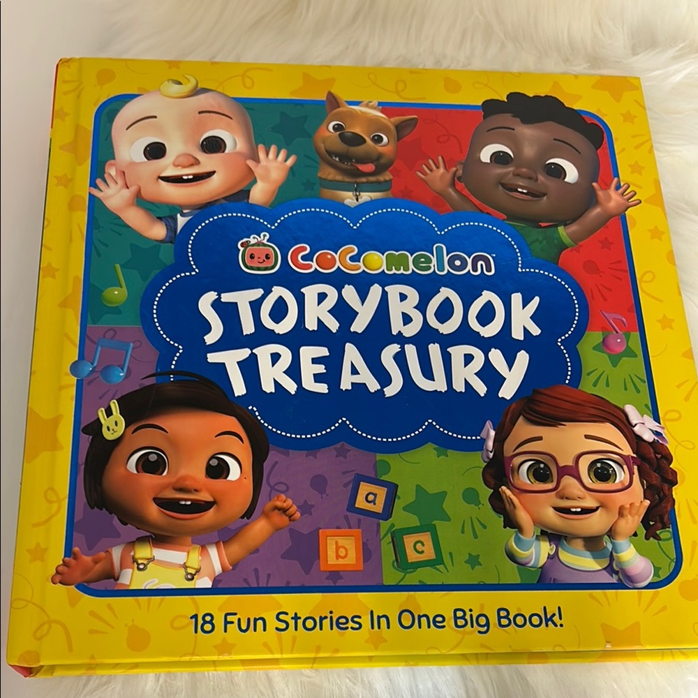 CoComelon Story Book Treasury book 18 fun stories bright colorful 304 pages